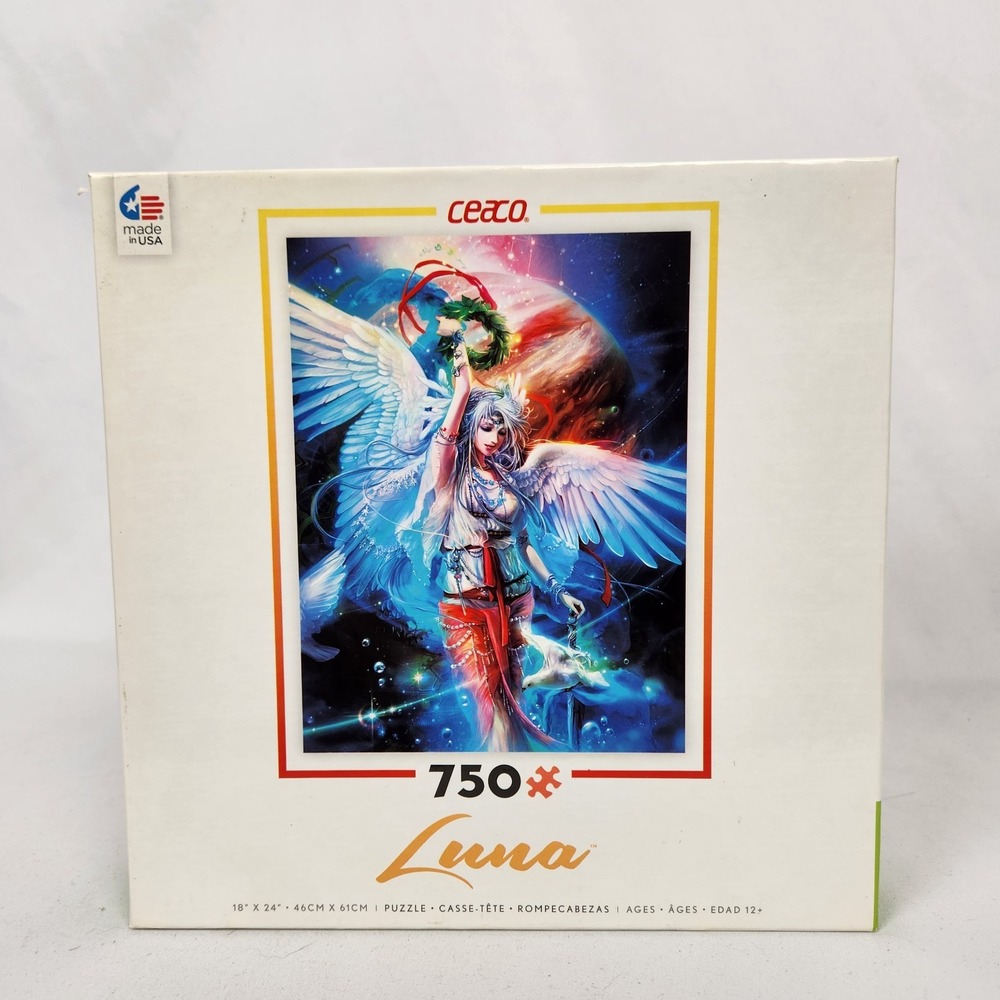 New‎ Sealed Ceaco Luna "Victory Prayer" 750 Pc Puzzle Kazuha Fukami (18" x 24")